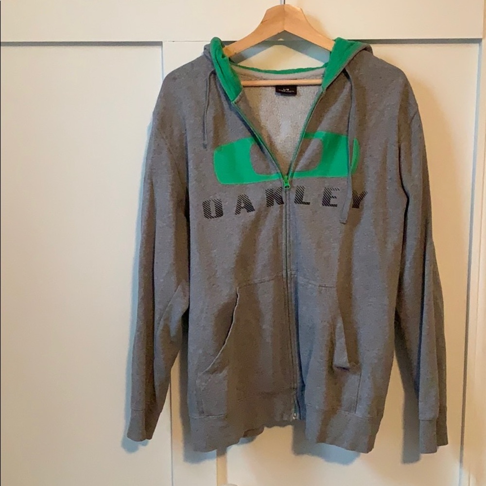 Oakley zip up sweatshirt